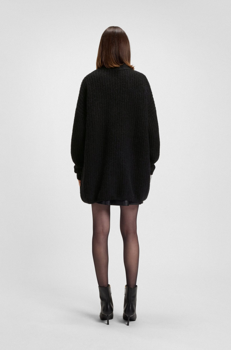 SPARKLING STACKED-LOGO SWEATER WITH WOOL AND ALPACA 4