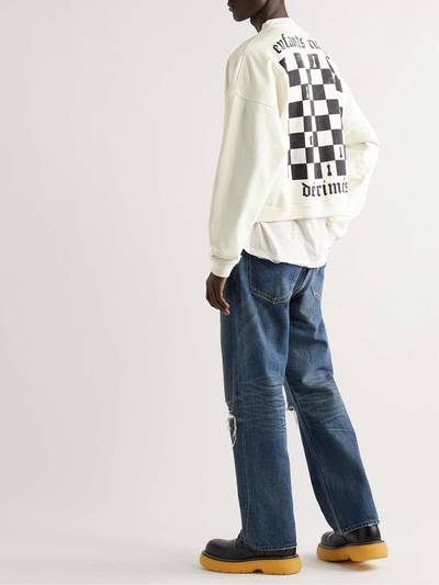 Enfants Riches Déprimés Printed Cotton-Jersey Sweatshirt outlook