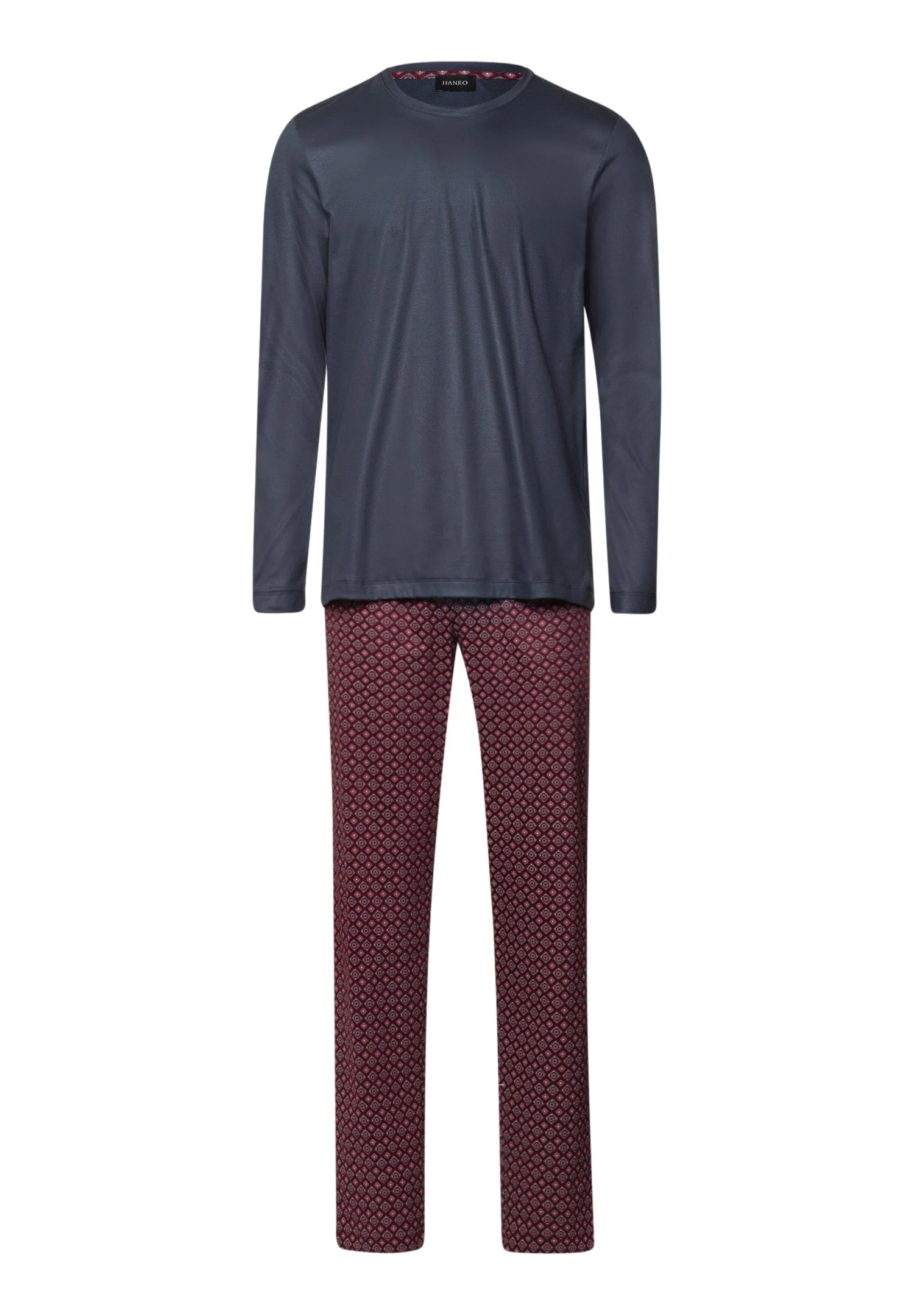 Night And Day Crew Neck Cotton Pajama Set - 1