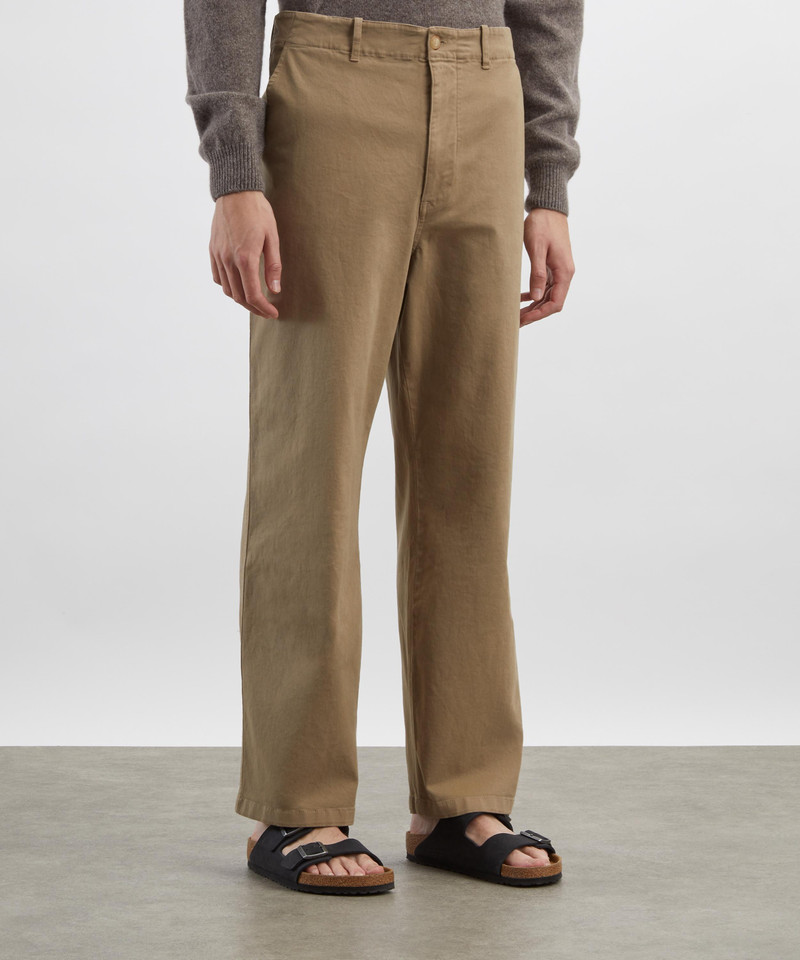 FRAME French Beige Chino Trousers outlook