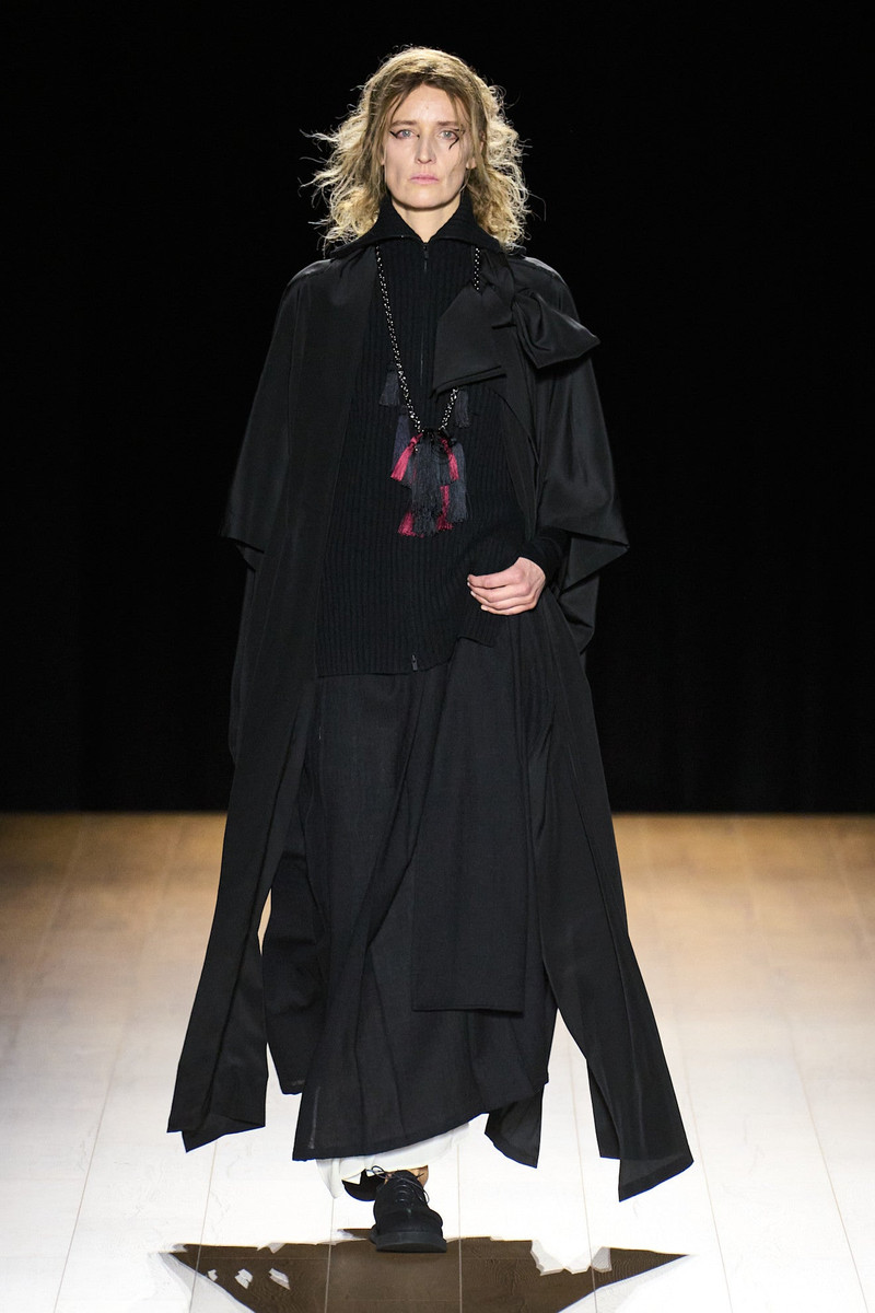 Knit Combi Kimono Coat 4