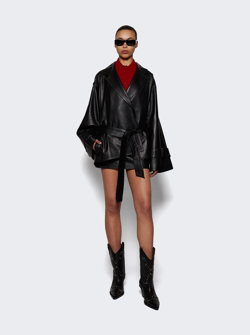 WARDROBE.NYC Micro Mini Skirt Black outlook