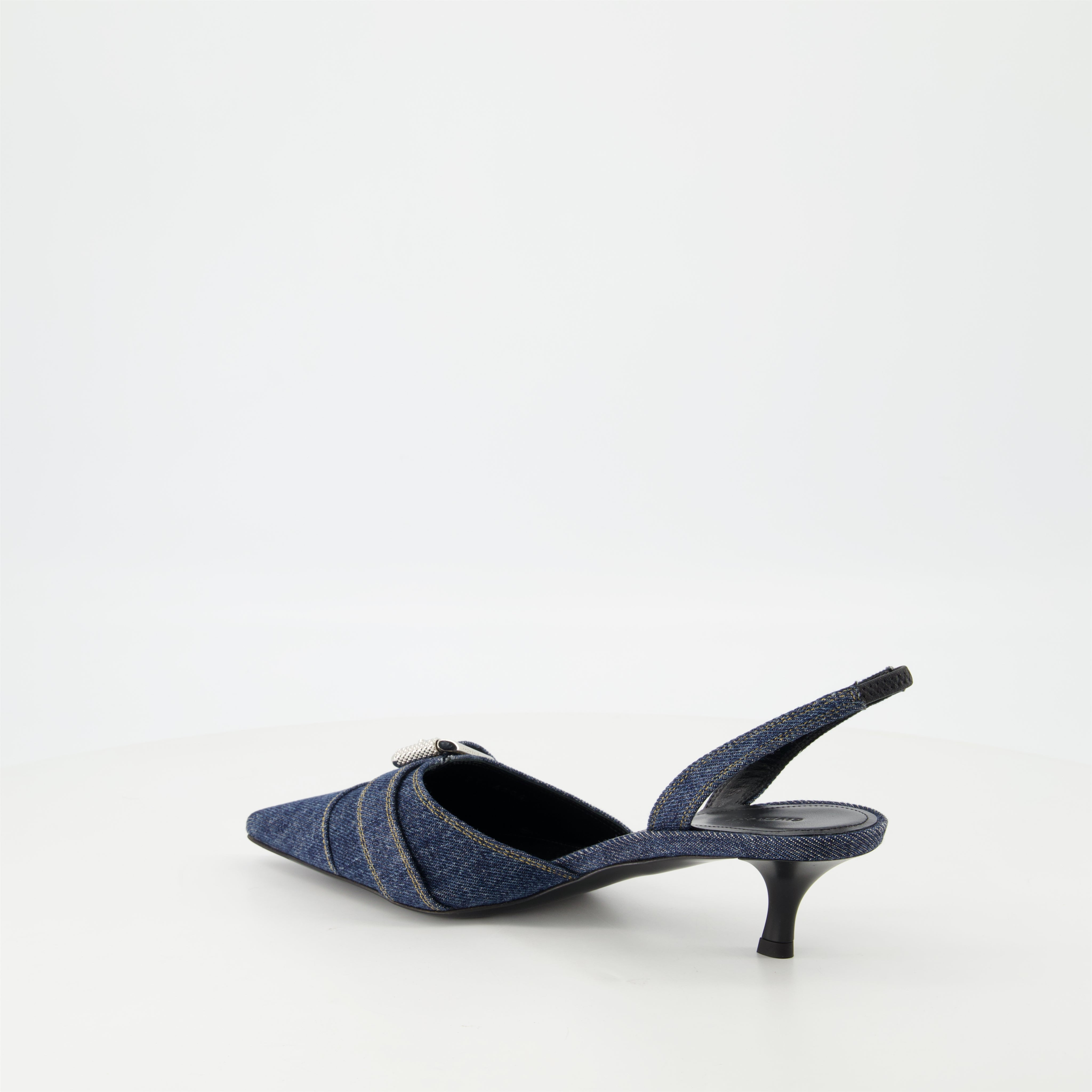 Escarpins Voyou en denim - 3