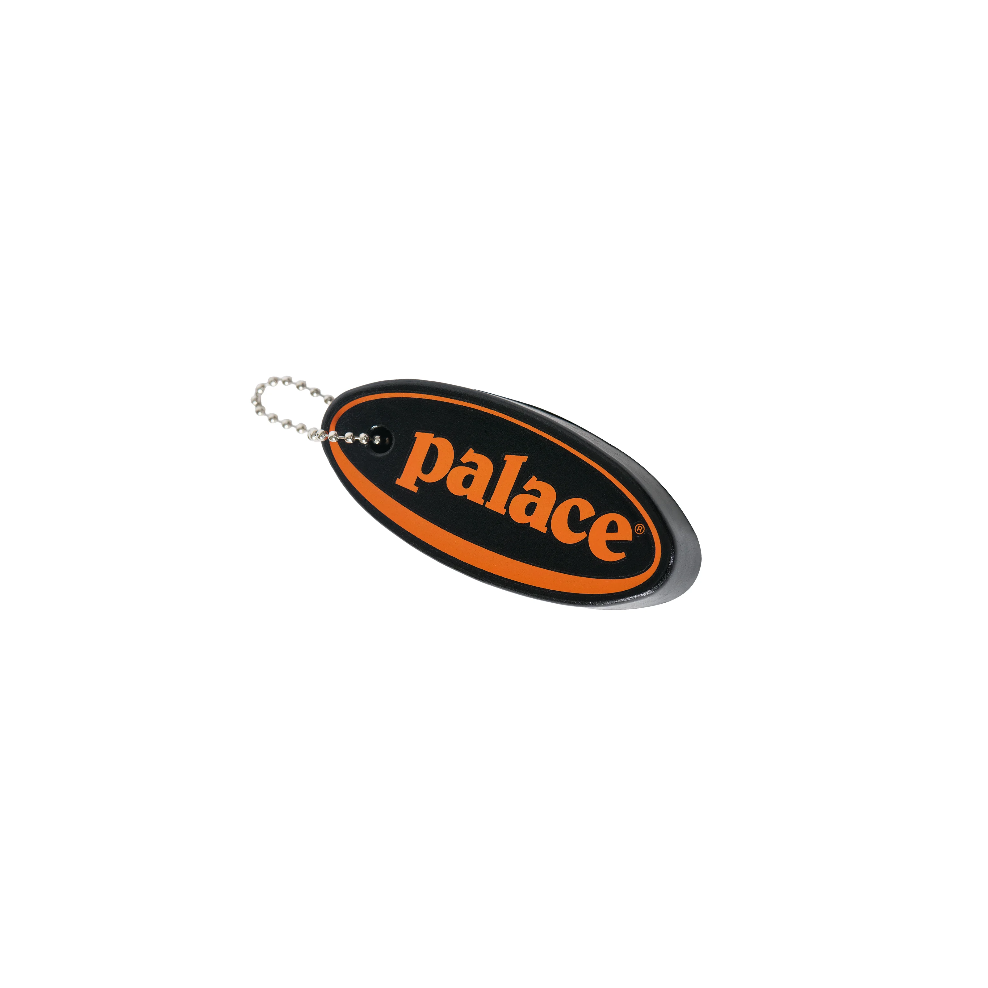 PALACE OVAL FLOAT KEYRING BLACK - 1