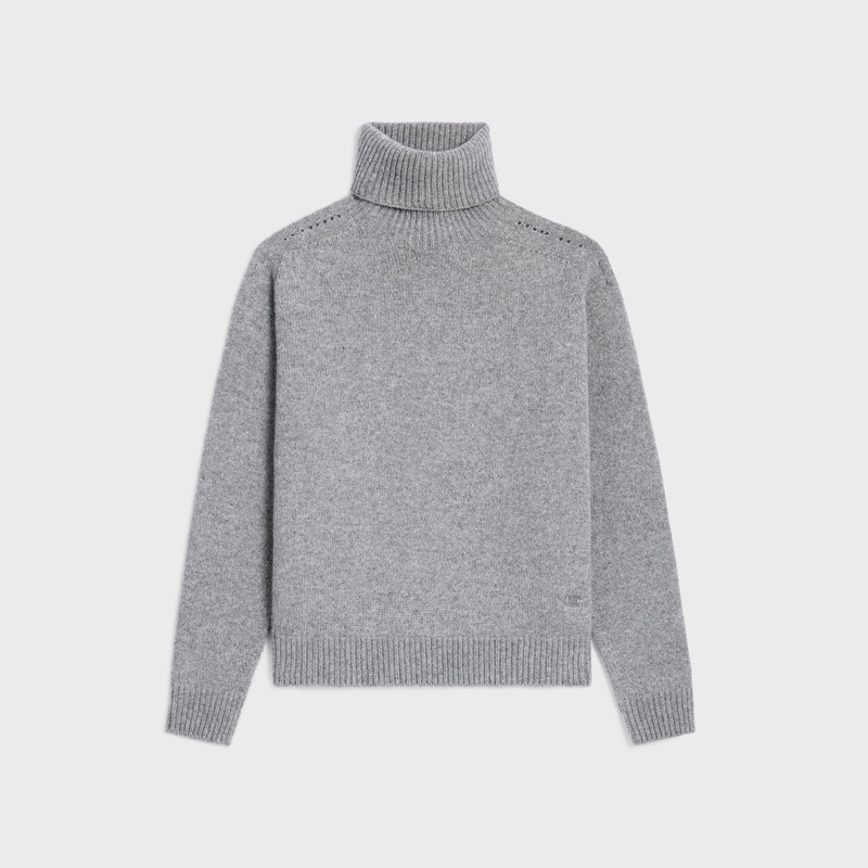 turtleneck sweater IN seamless cashemire 1