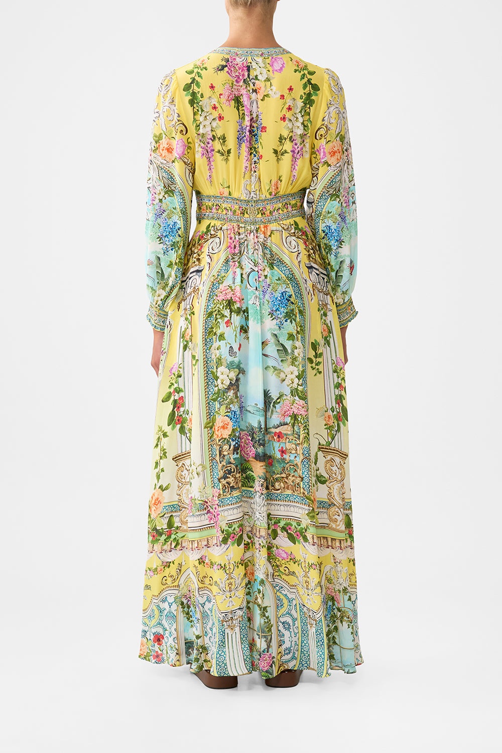 BUTTON DRESS WITH SHAPED WAISTBAND - 3