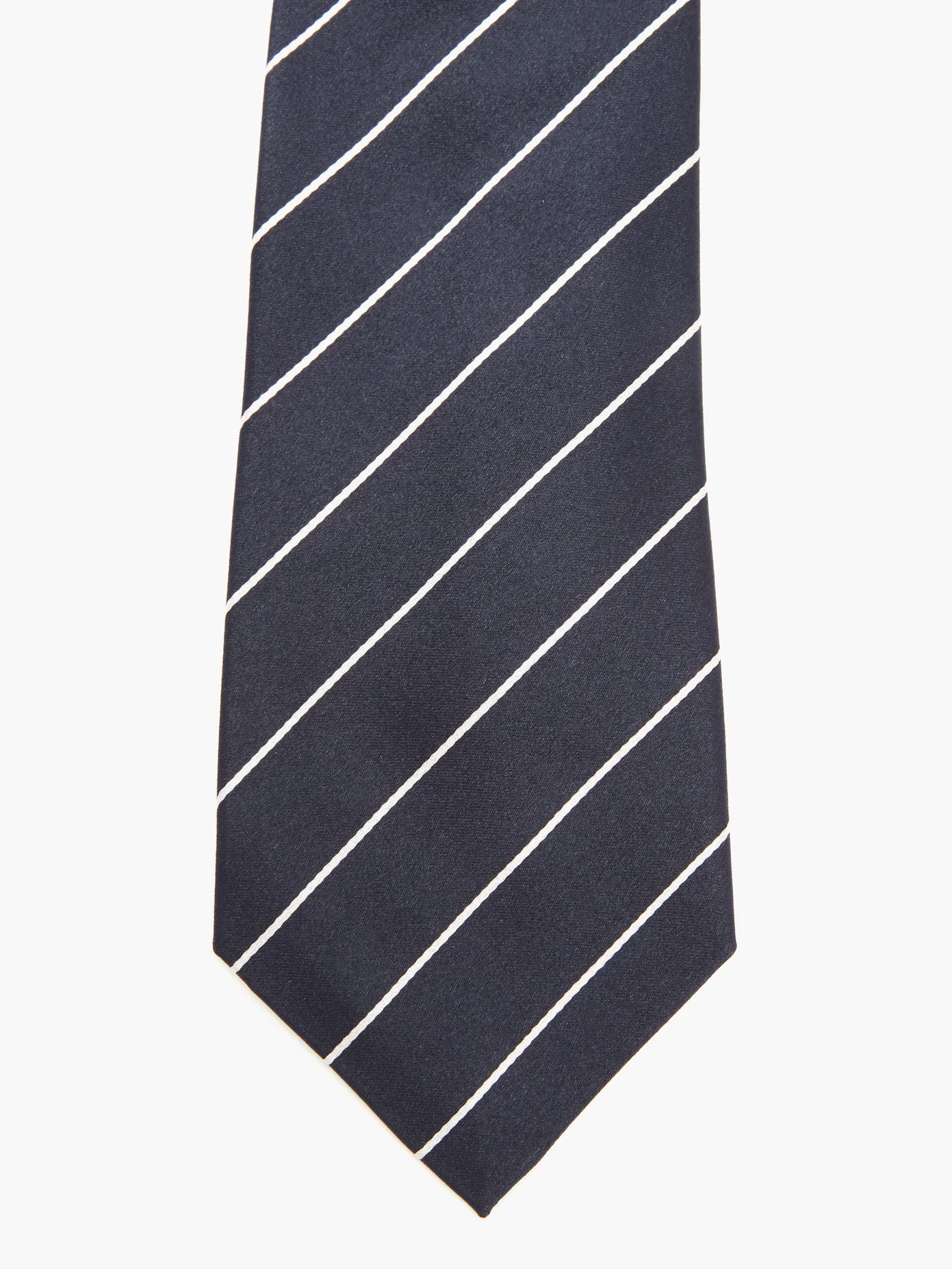 Striped Mulberry-silk satin tie - 3