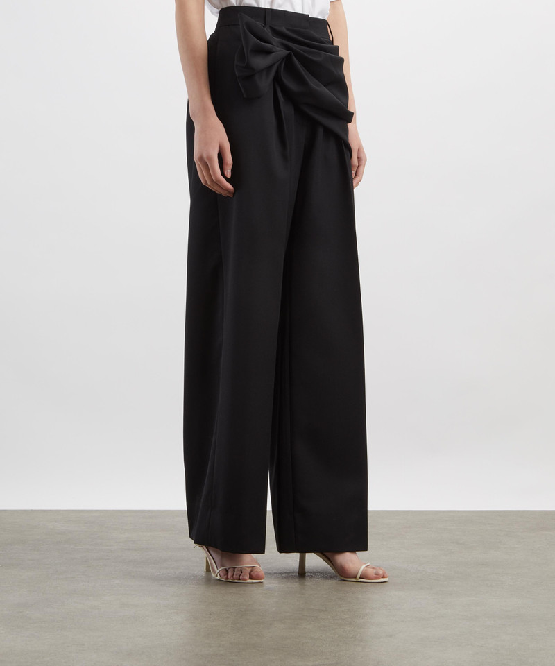 Simone Rocha Gathered Flower Sash Trousers outlook
