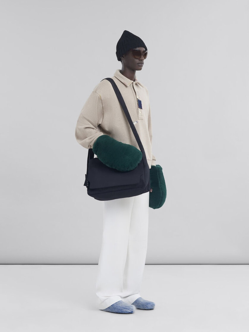 LONG SLEEVED COTTON POLO SWEATSHIRT 5