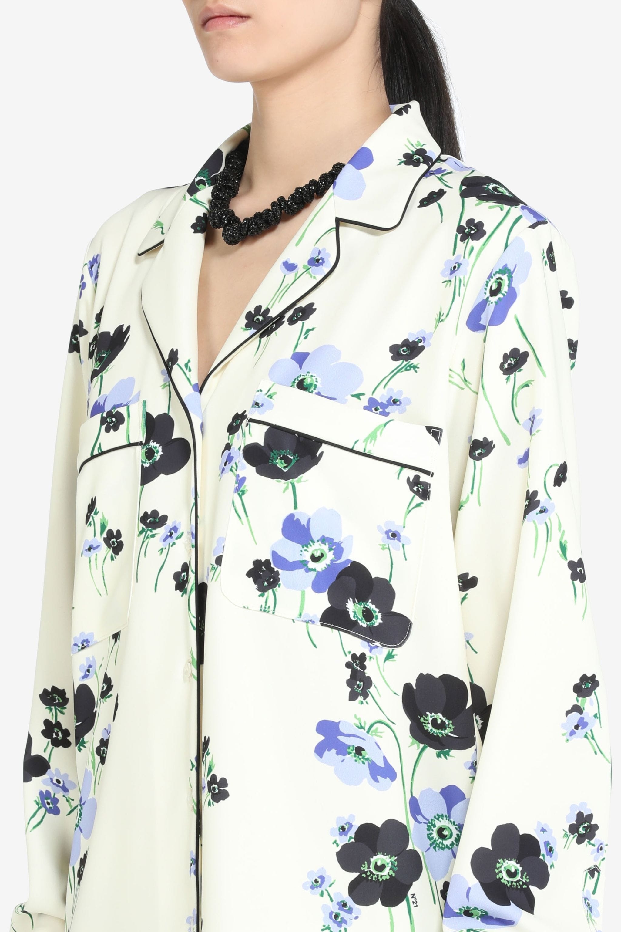 FLORAL-PRINT SHIRT - 5