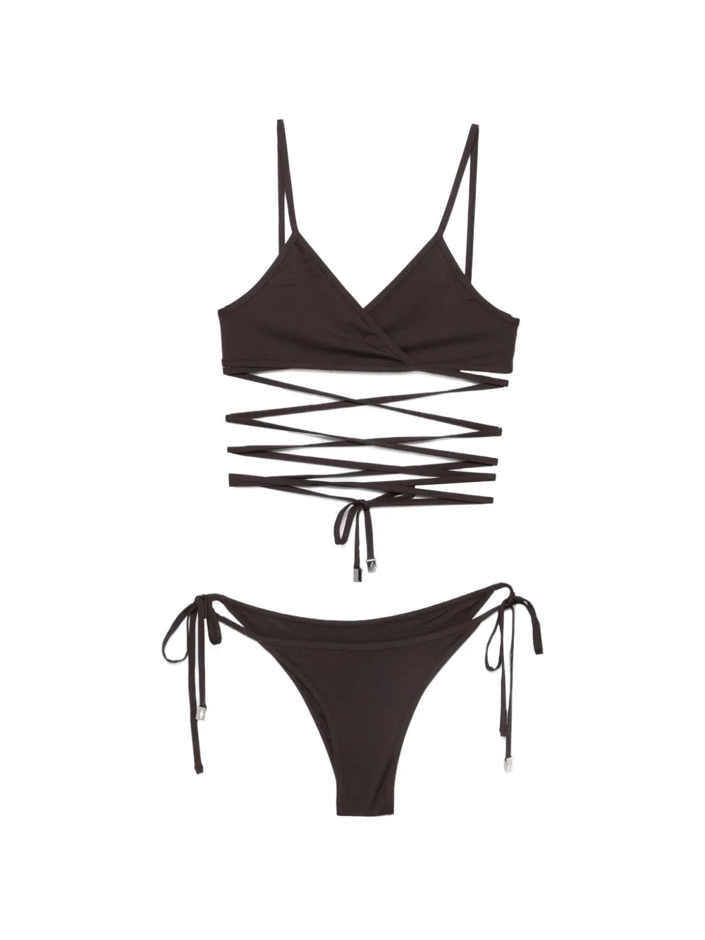 wrap-around side-ties bikini - 1