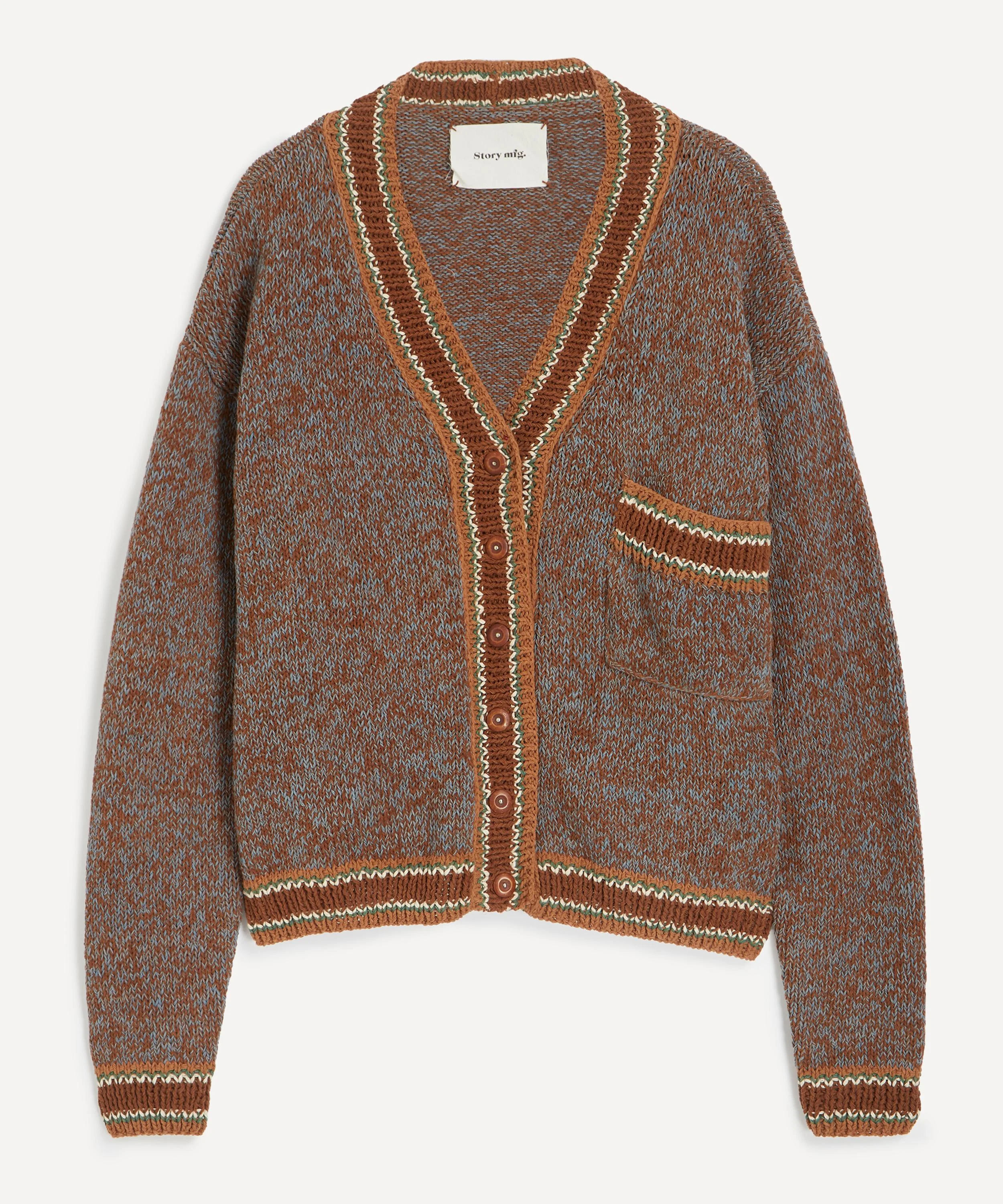 Bulb Cotton-Knit Cardigan - 1