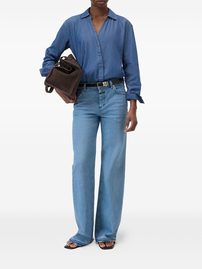 CLOSED asymmetric collared shirt outlook