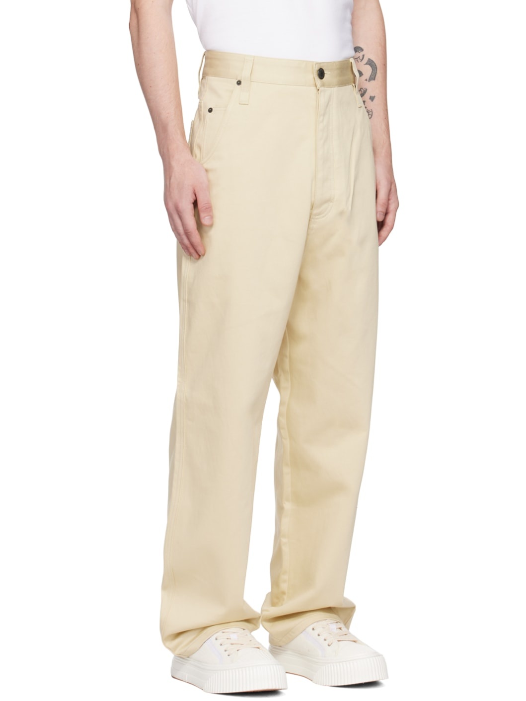 Beige Alex Trousers - 2