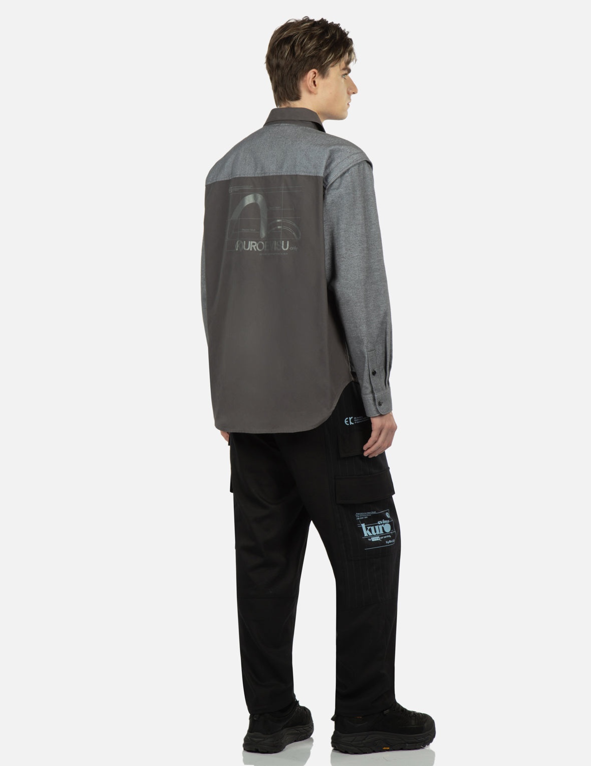 Seagull Print Multi Pocket Shirt - 4