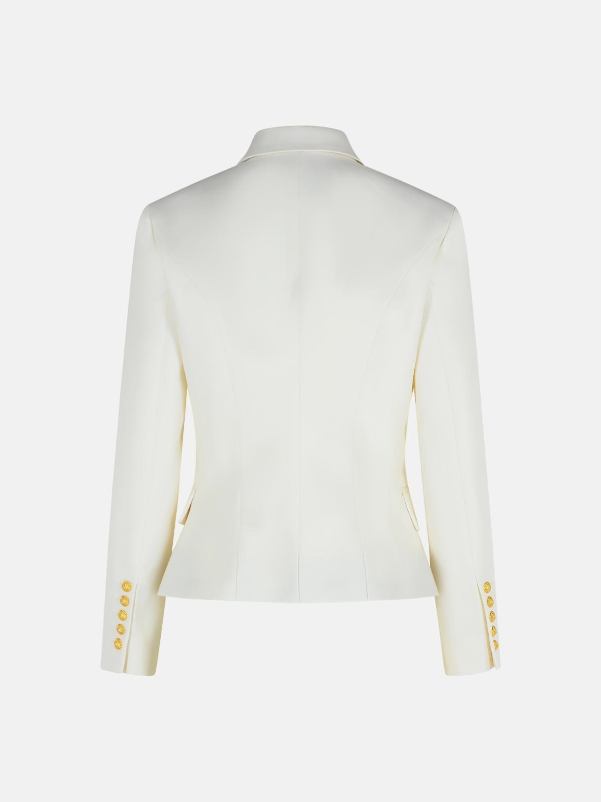 BALZER IN WHITE VIRGIN WOOL - 3