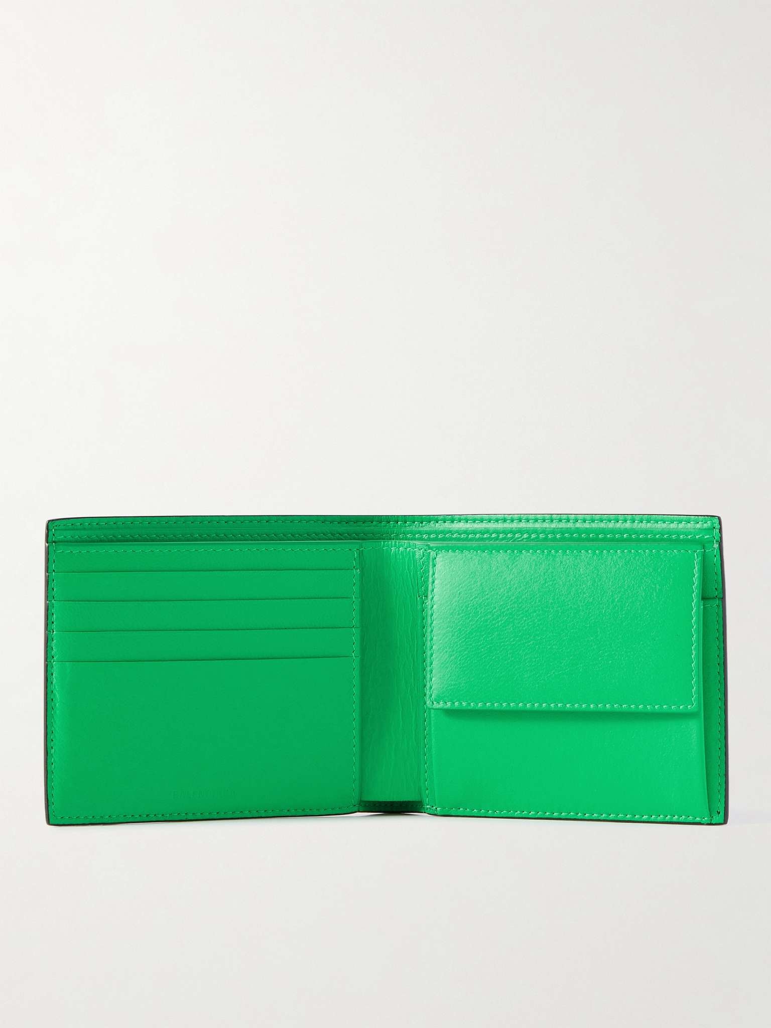 Logo-Embossed Leather Billfold Wallet - 2