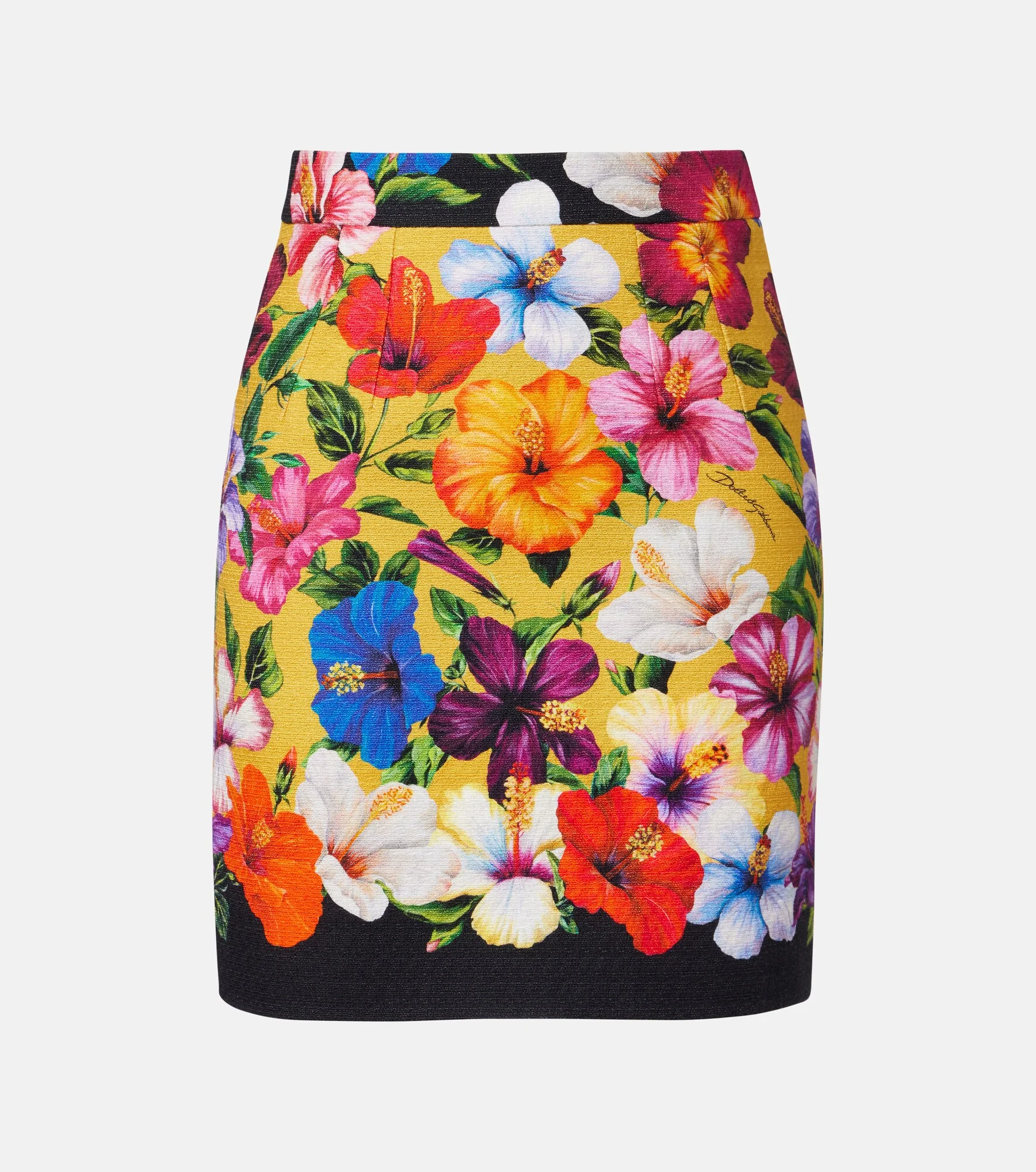 Floral miniskirt - 1