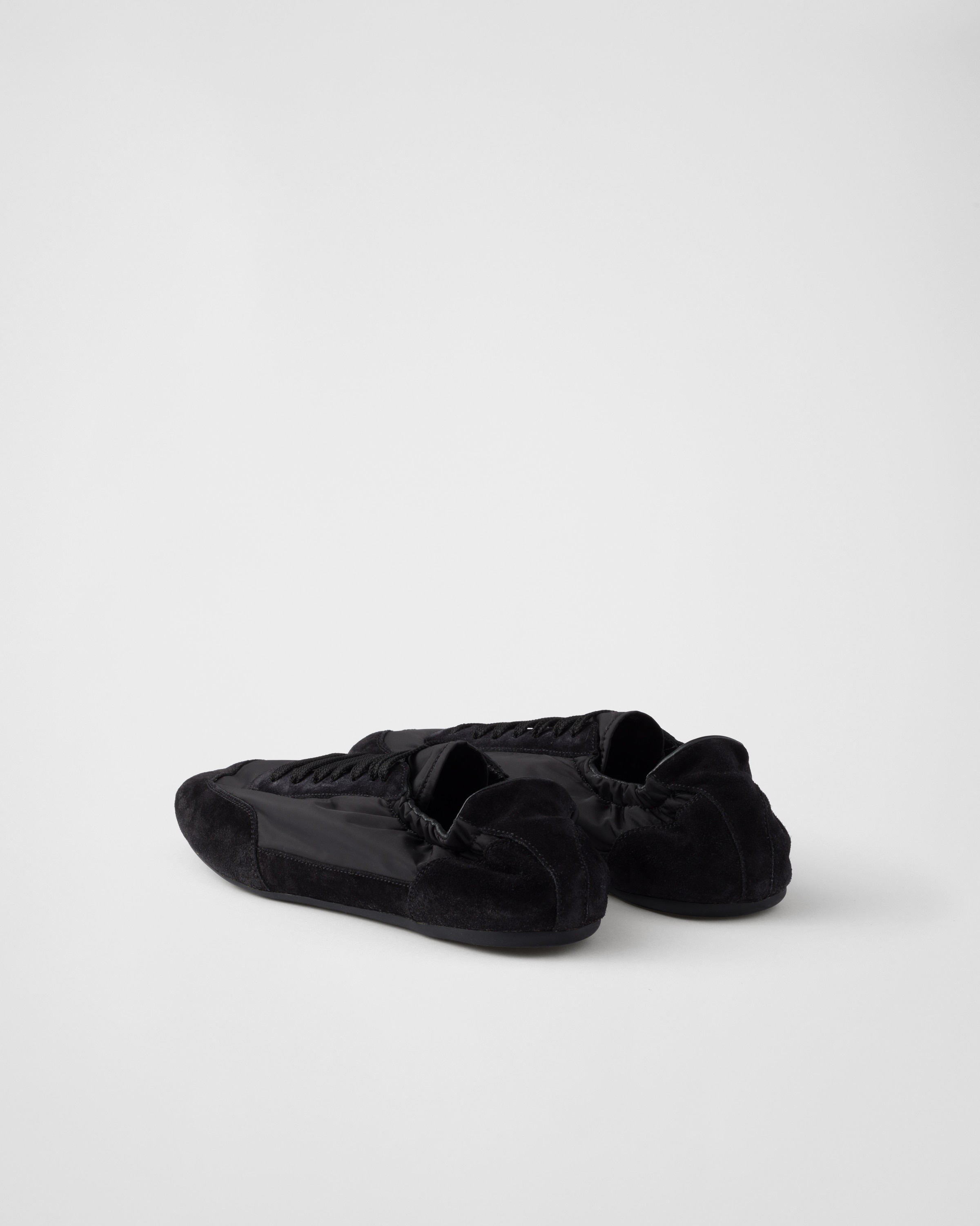 Collapse Re-Nylon and suede sneakers - 5
