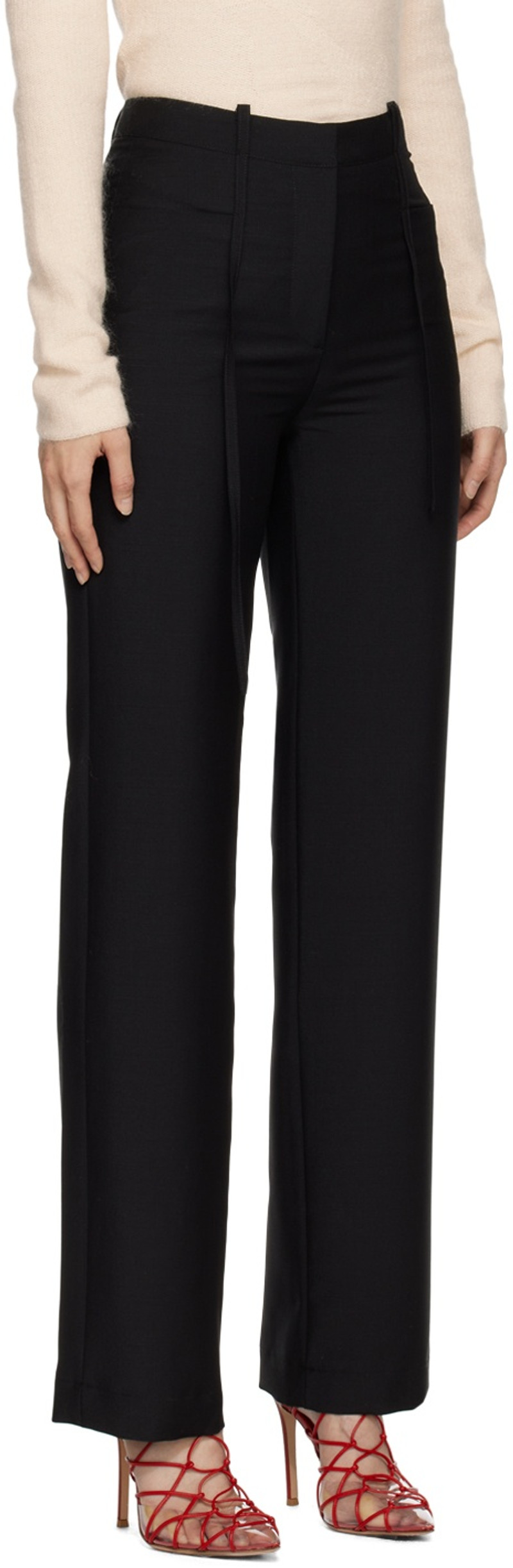 ioannes Black Elsa Trousers outlook