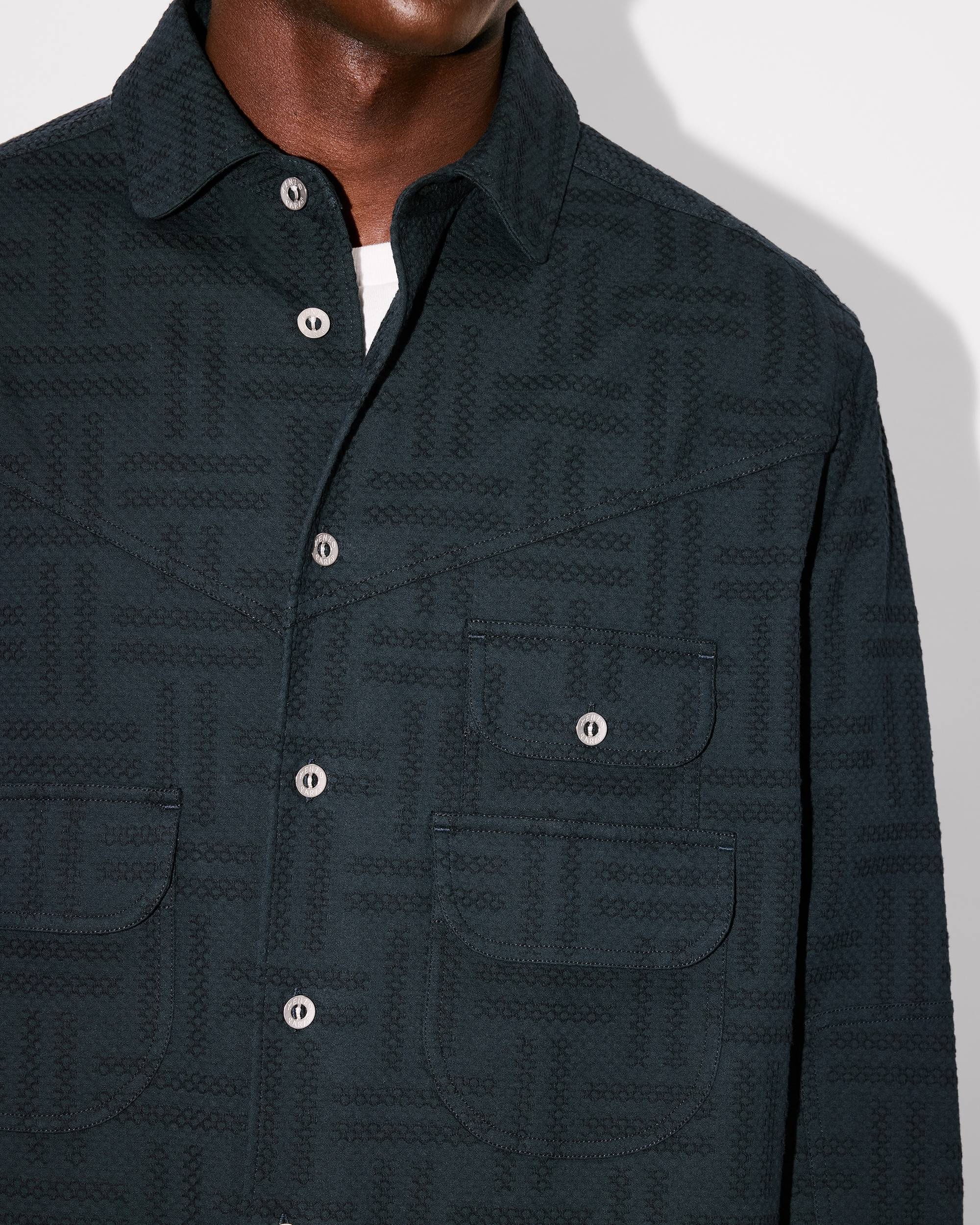 'KENZO Weave' workwear overshirt - 6