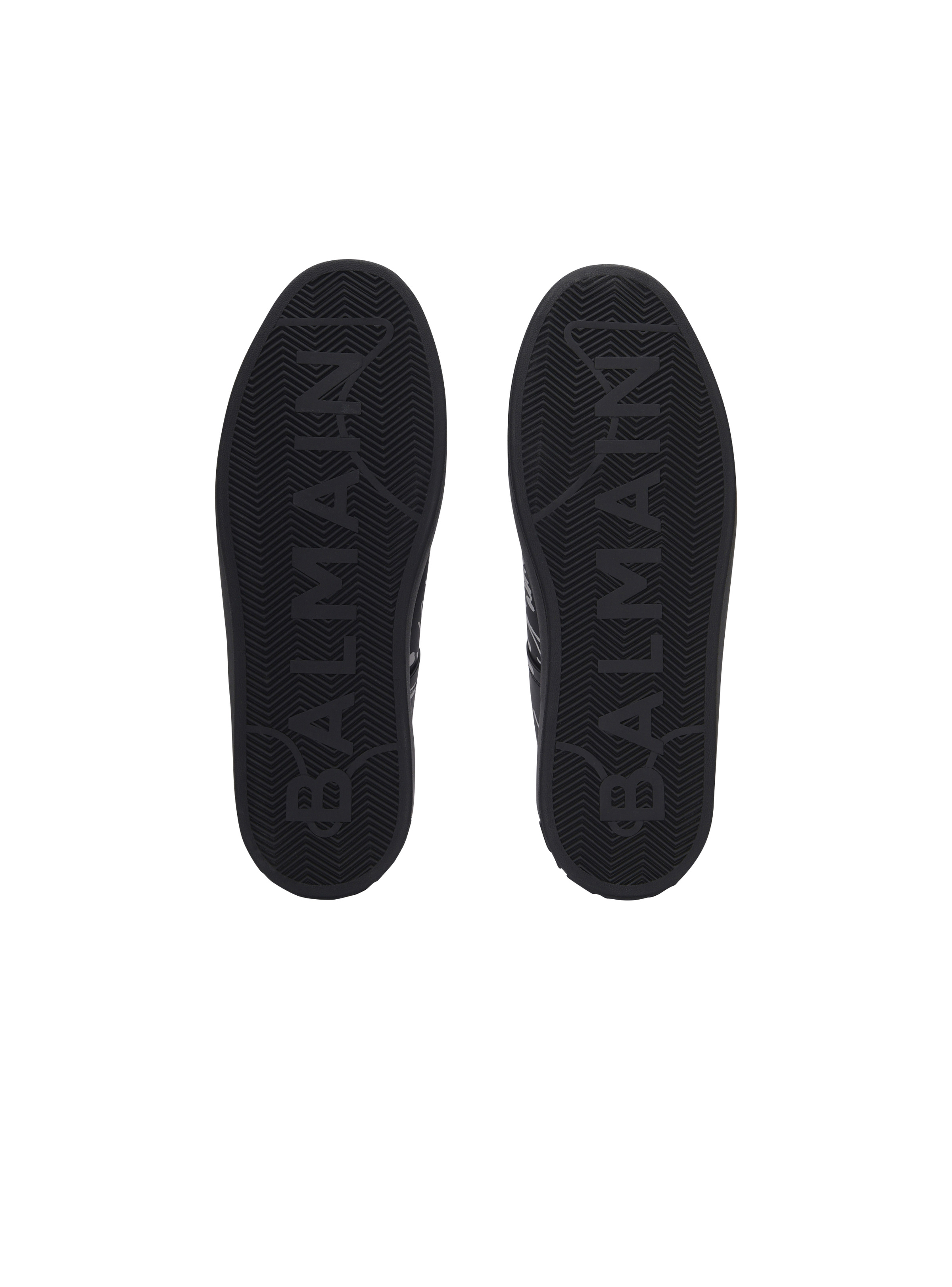 B-Court printed calfskin trainers - 4