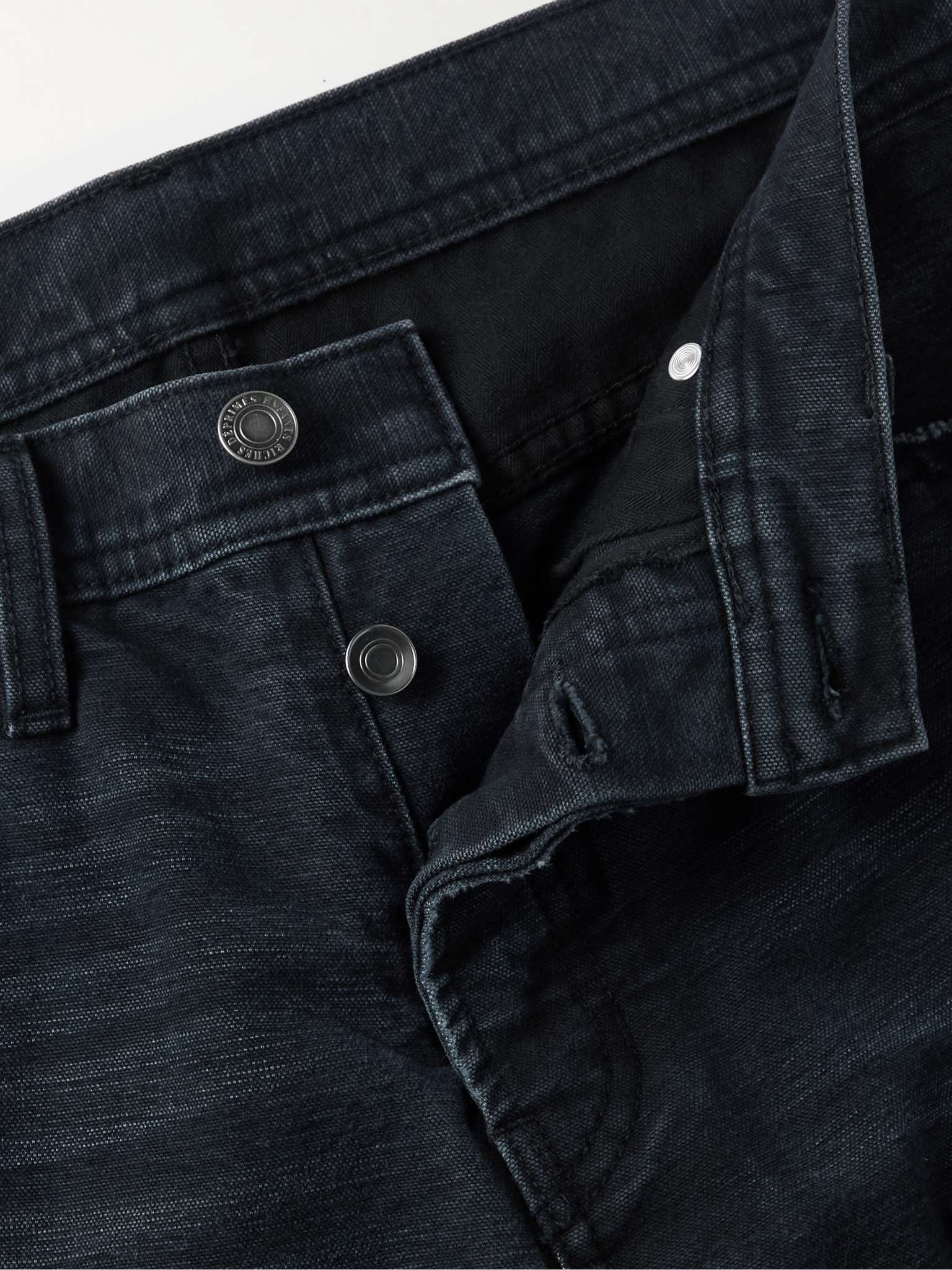 Panelled Straight-Leg Distressed Jeans - 3