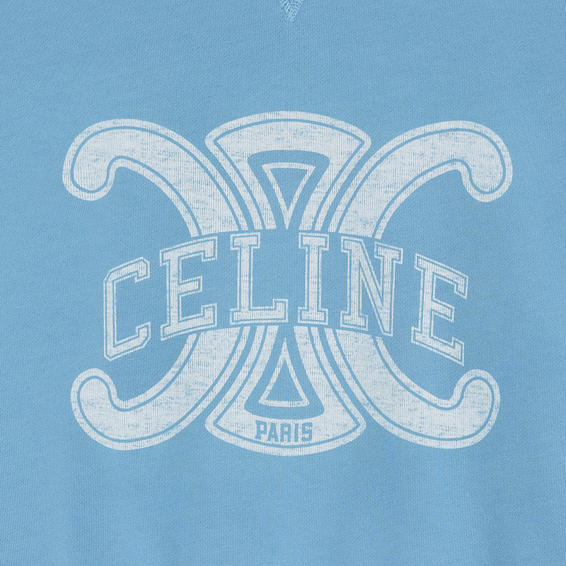 CELINE TRIOMPHE SWEATSHIRT IN COTTON FLEECE 3