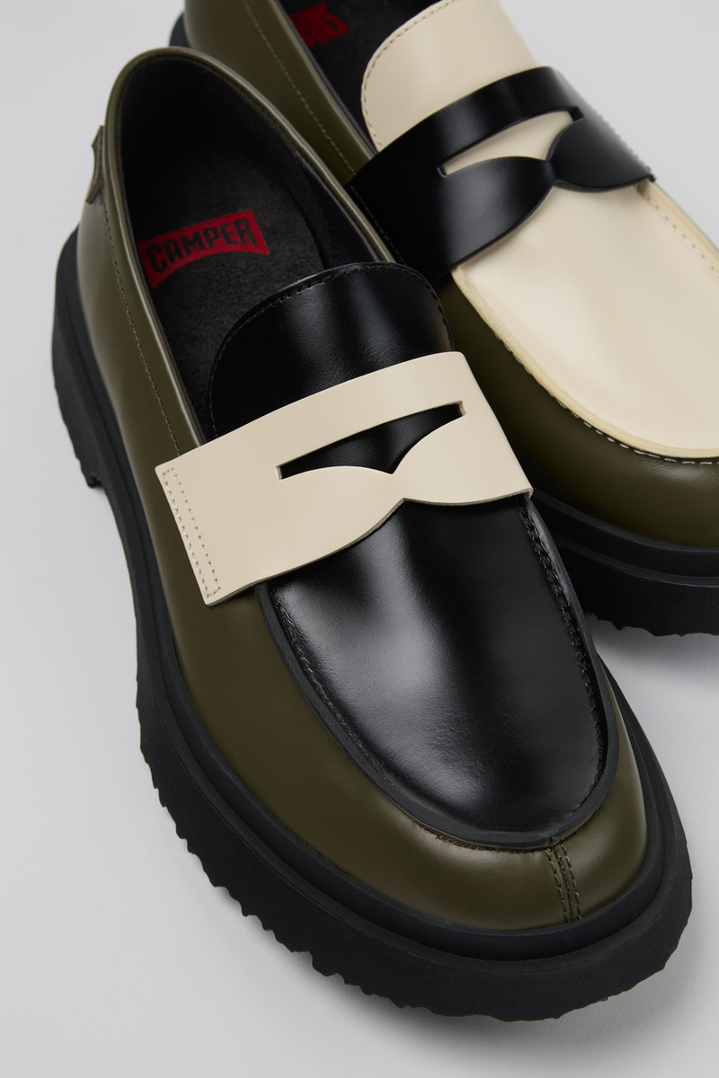 Multicolor Leather Mocasin/Nautical for Men. 2