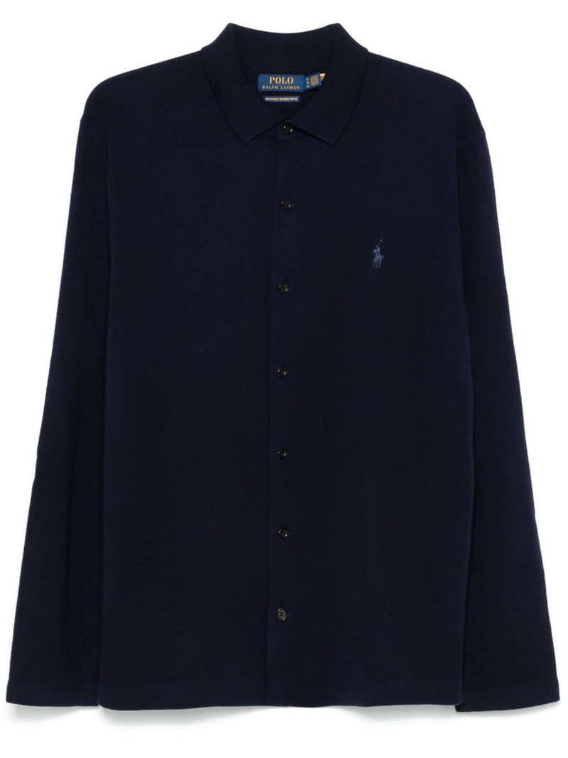 Polo Pony-embroidered cardigan 1