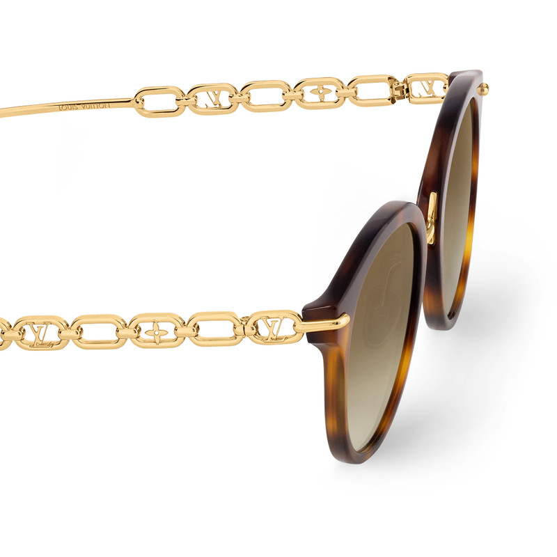 My LV Chain Two Round Sunglasses 4