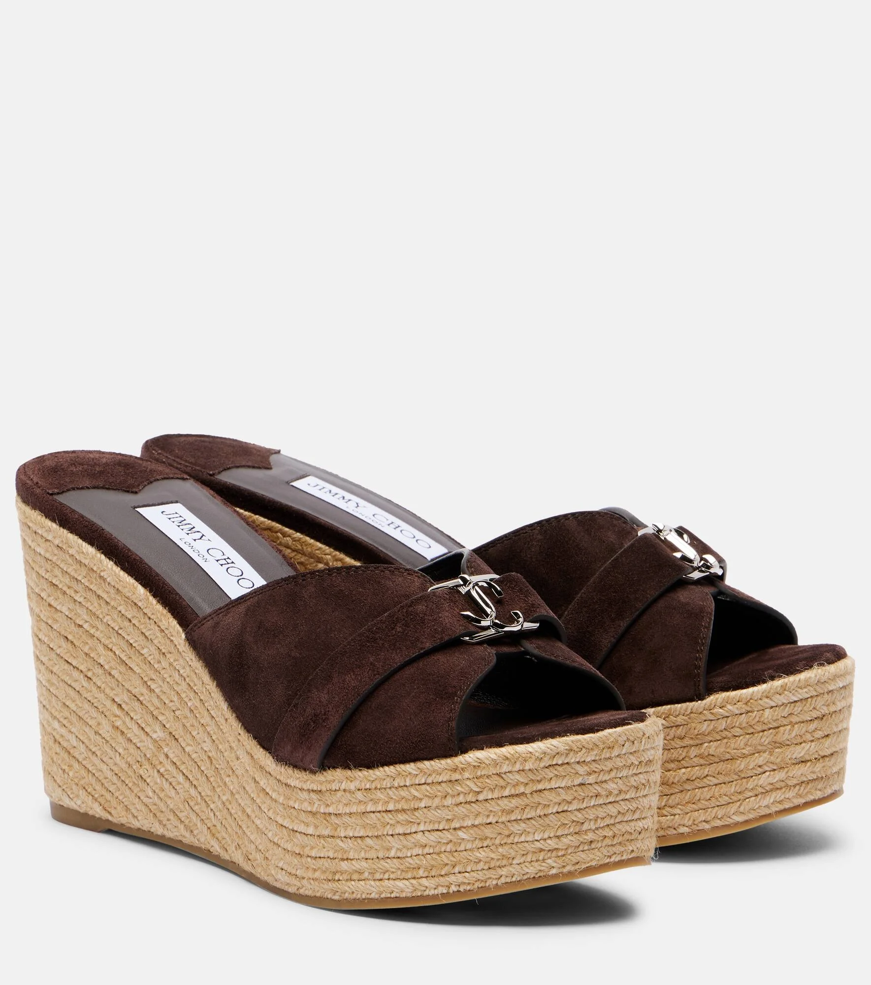 Leda 100 suede espadrille wedges - 1