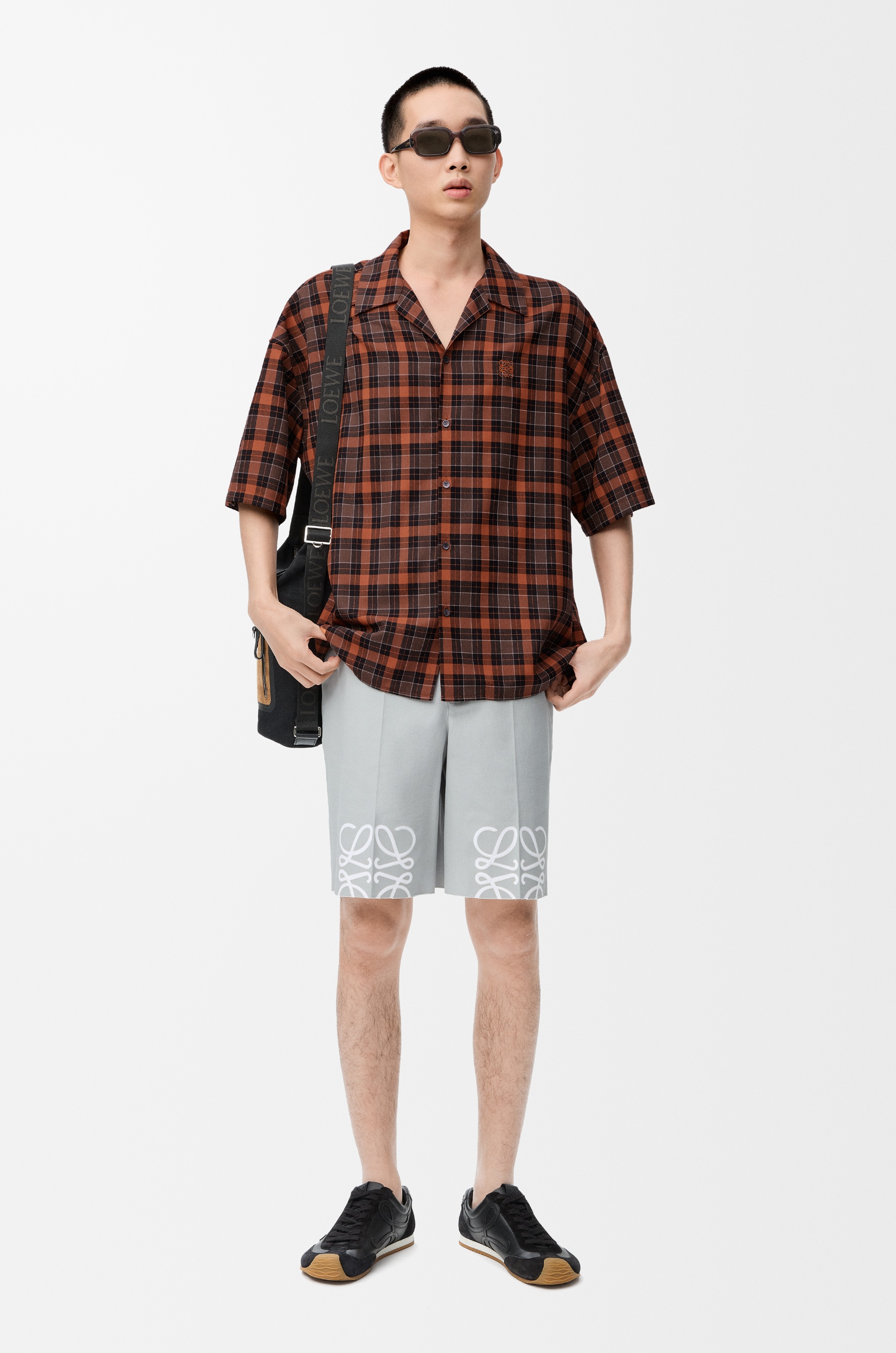Short sleeve shirt in wool blend - 2