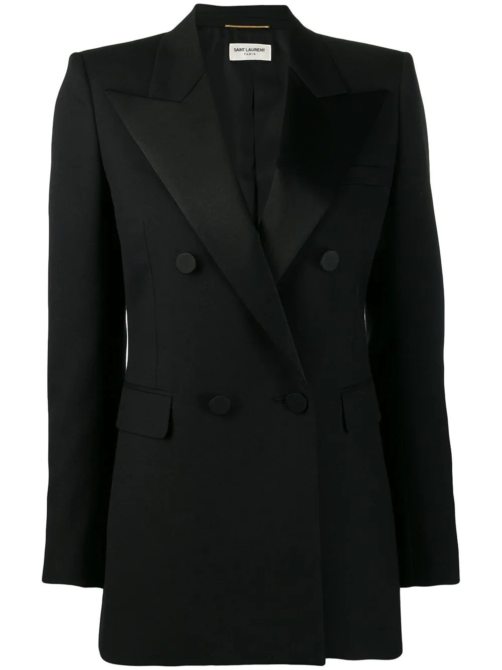 tailored tuxedo blazer - 1