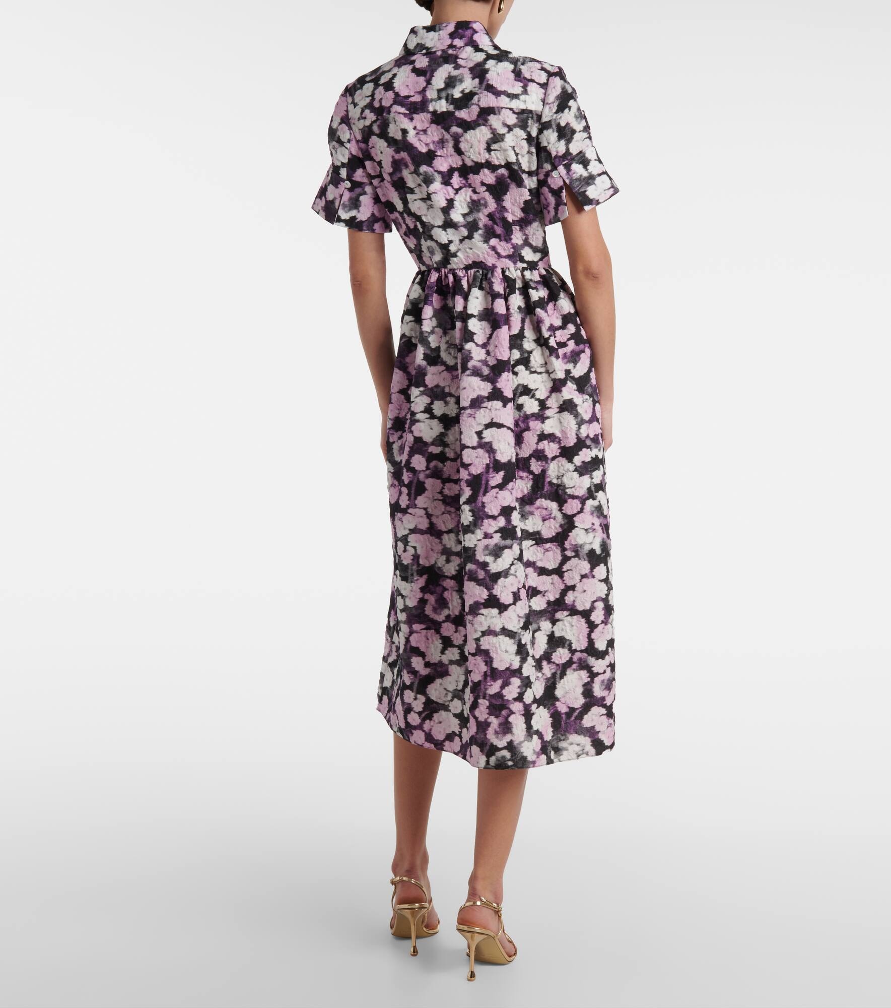 Floral shirt dress - 3