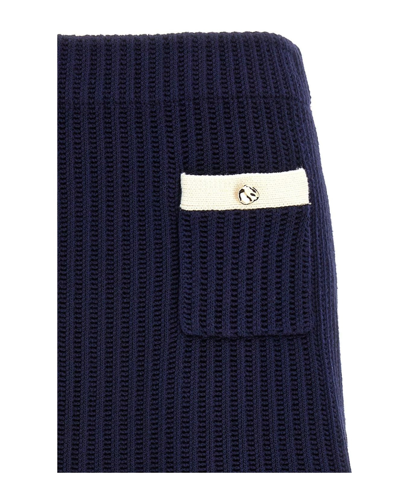 Crochet Knit Mini Skirt - 3