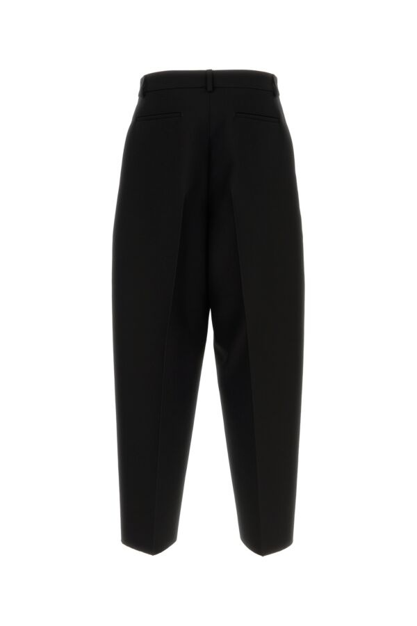 Black wool blend pant - 2