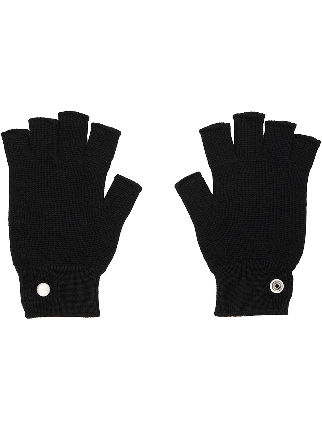 Black Tower Fingerless Gloves - 1