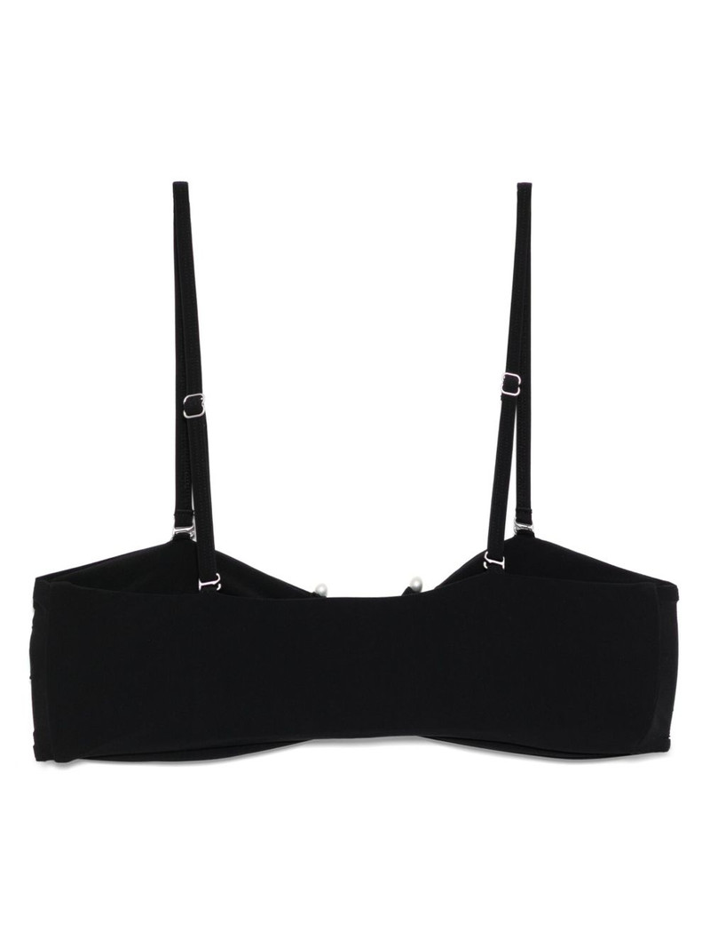 CHRISTOPHER ESBER ruched crescent bikini top outlook