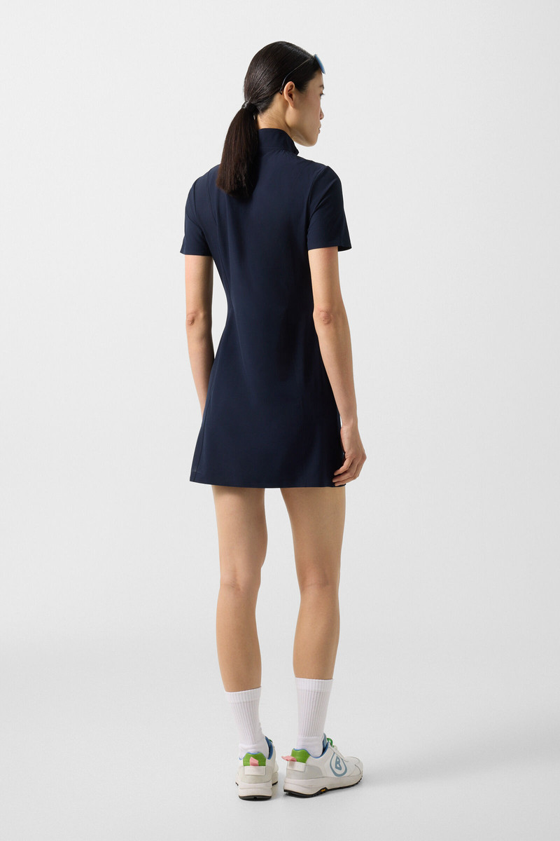 Leony functional dress in Navy blue 3