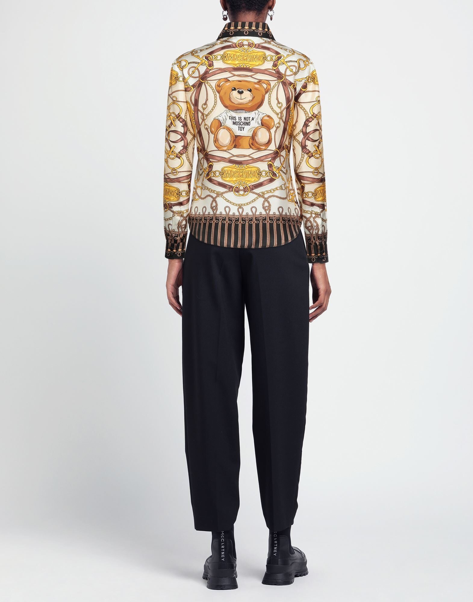 Ivory Women's Patterned Shirts & Blouses - 3