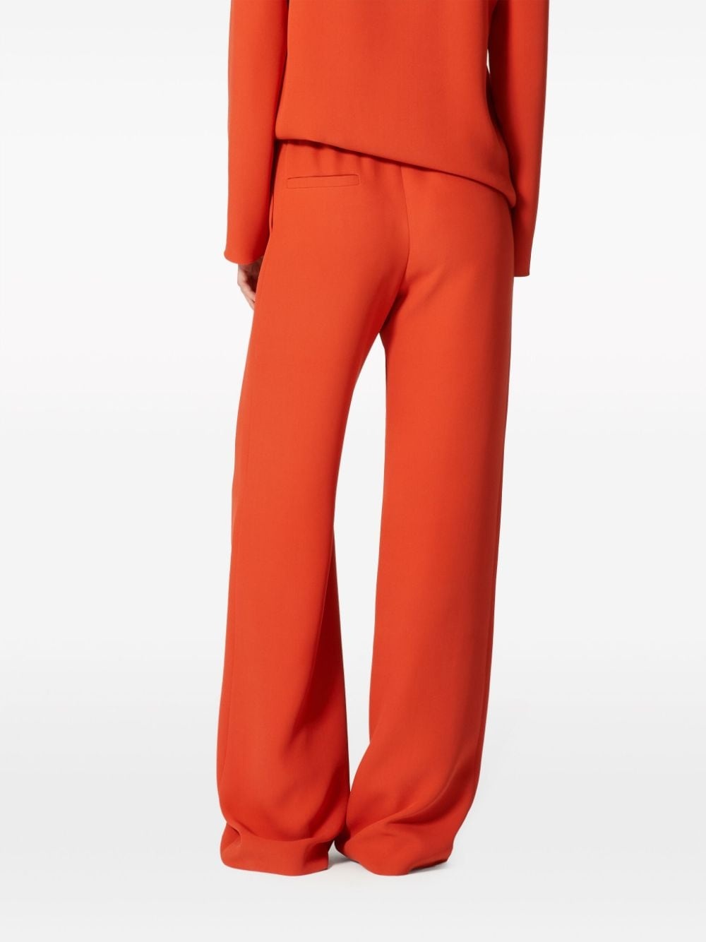 straight-leg silk trousers - 4