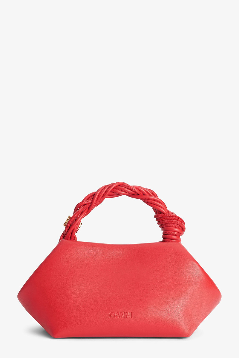RED SMALL GANNI BOU BAG 2