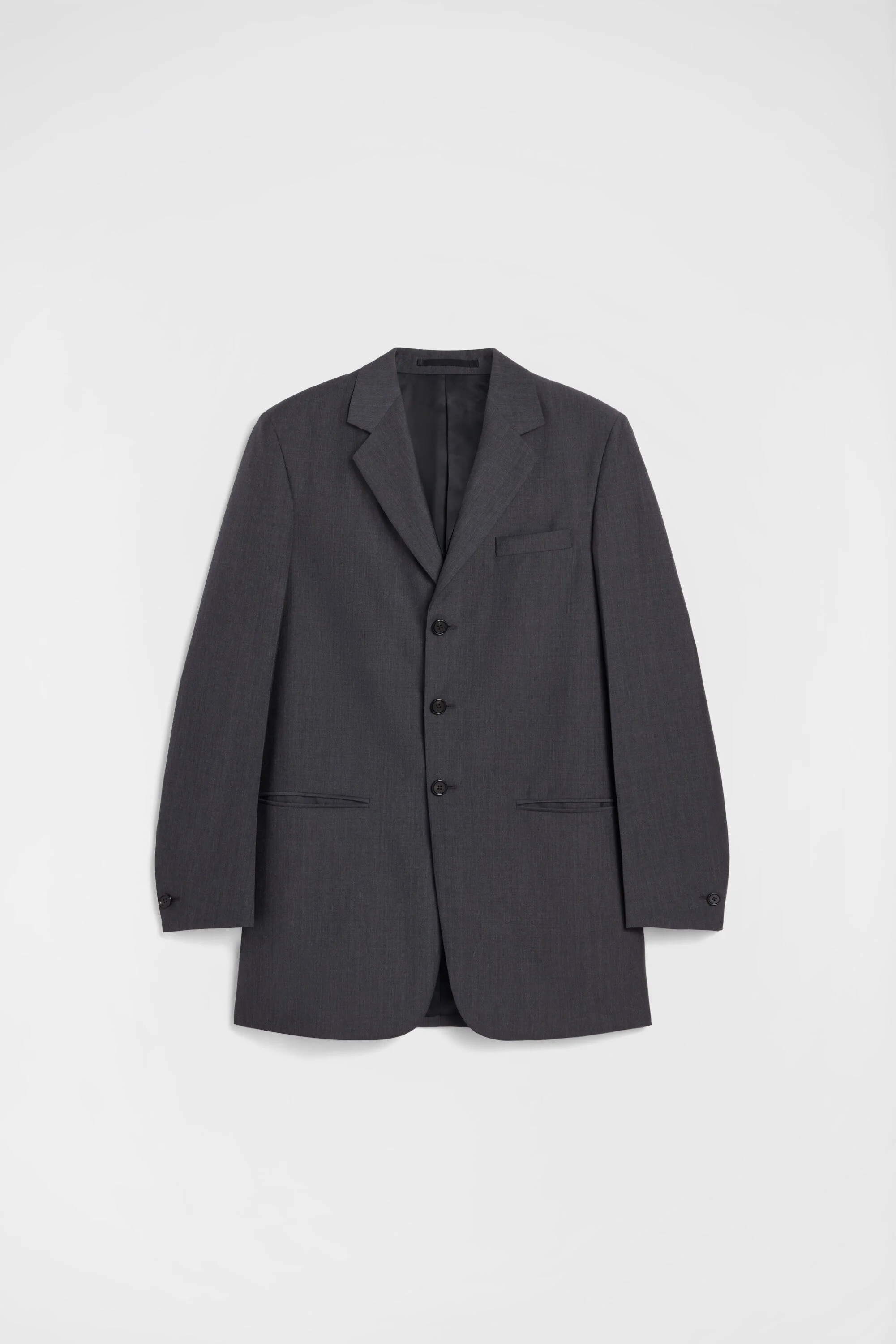 Fil-à-Fil Wool Tailored Jacket - 1