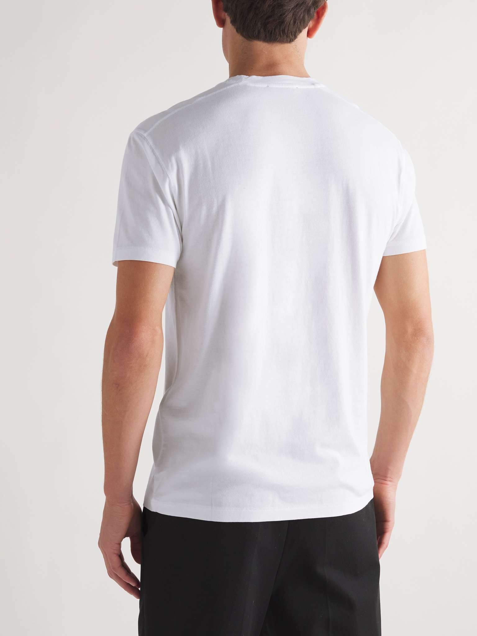 Lyocell and Cotton-Blend Jersey T-Shirt - 4