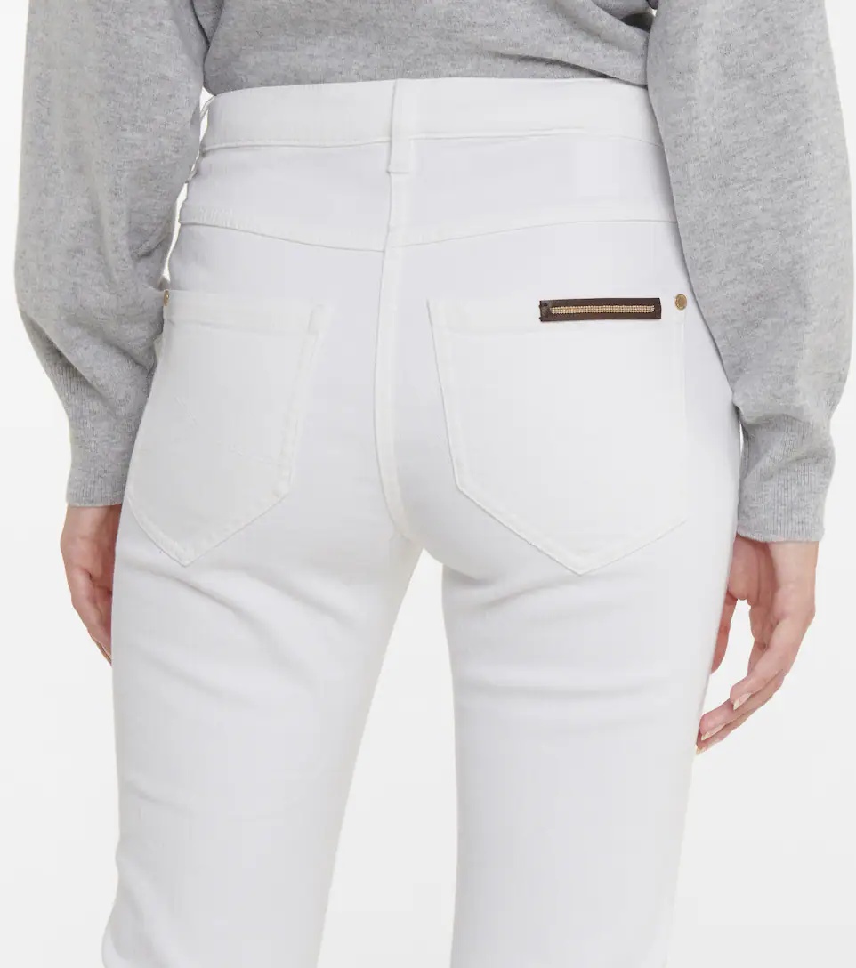 Mid-rise slim jeans - 5