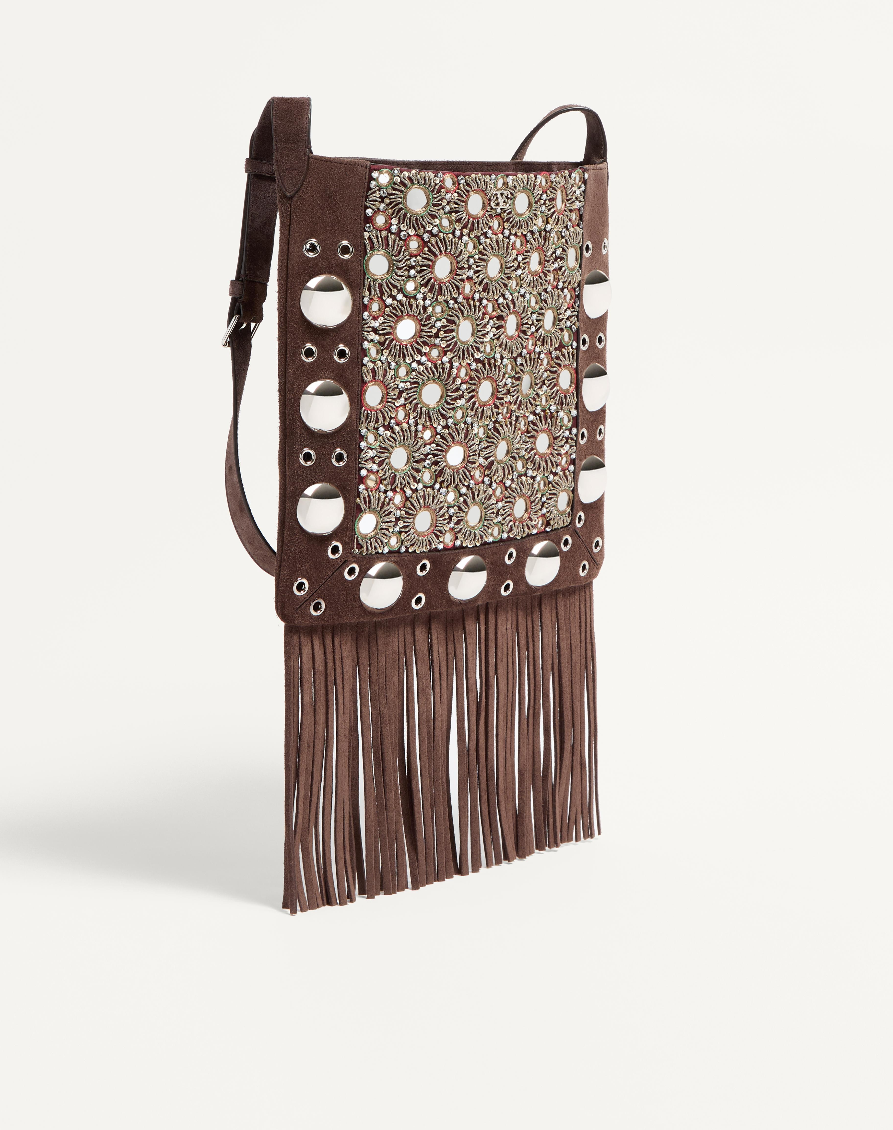 VALENTINO GARAVANI NELLCÔTE EMBROIDERED SHOULDER BAG - 3