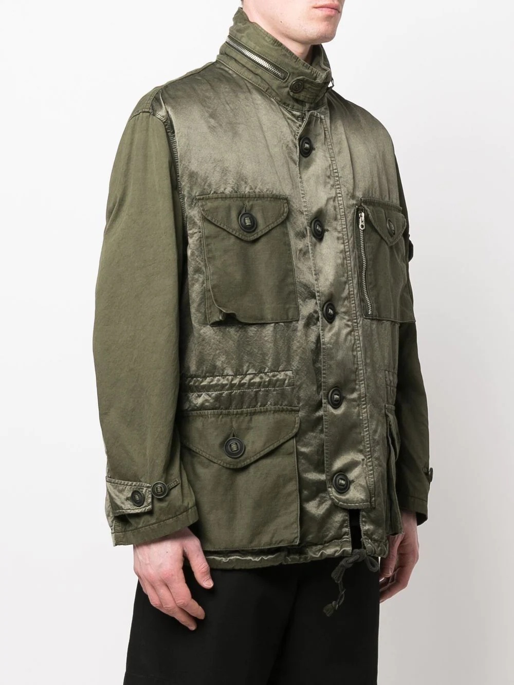 faded field jacket - 3