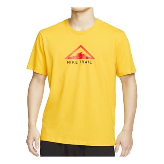 Nike AS Men's NK Dry Tee Trail Speed Yellow CT3858-735 - 1