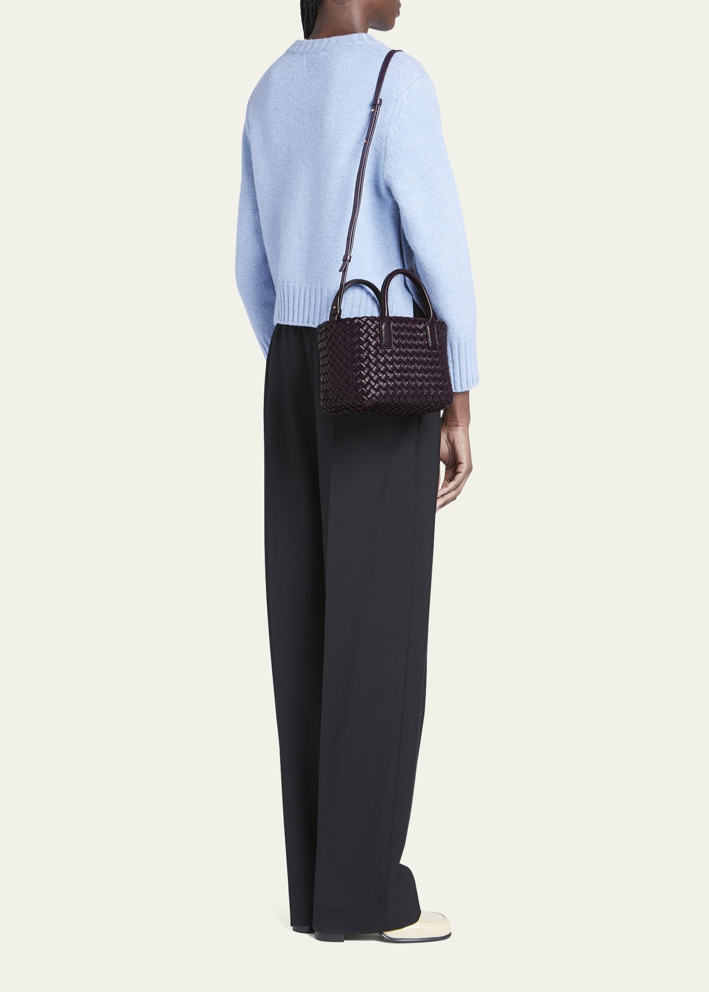 Mini Cabat Lambskin Tote Bag - 6